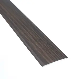 Self-adhesive wood effect aluminium door floor bar edge trim threshold profile  930mm x 35mm a08 wenge congo