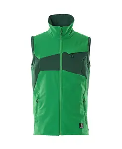 Mascot Accelerate Ultimate Stretch Lightweight Gilet (Grass Green/Green)  (XX Large)