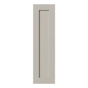 Tydeman Matt pebble Shaker Tall wall Cabinet door (W)250mm (H)900mm (T)20mm