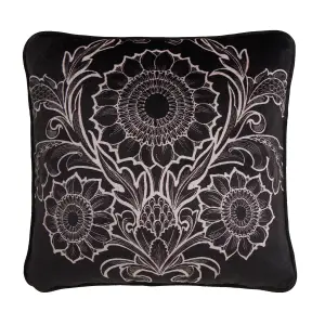 Romilly Floral Velvet Filled Cushion