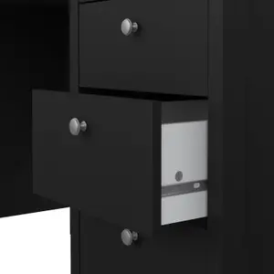 Madrid Desk 3 drawers Matt Black