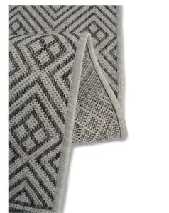 County Collection Geo Grey Indoor/Outdoor Rugs  11344A