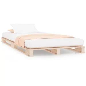 Berkfield Pallet Bed 90x200 cm Solid Wood Pine