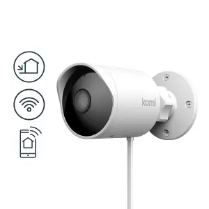 Kami Wired Outdoor Smart IP camera - White