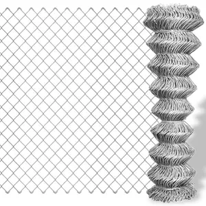 Berkfield Chain Link Fence Galvanised Steel 25x0.8 m Silver