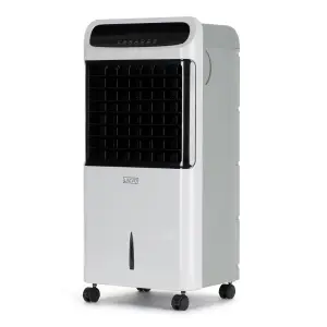 LIVIVO Oscillating Air Cooler & Humidifier: 3-Speed, 12L Tank, LED Display