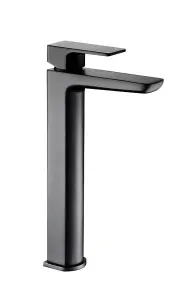 Aquarius Hydro Tall Mono Basin Mixer Tap Matt Black