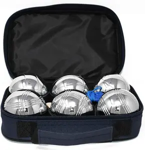 French Boules Petanque Set - Set Of 6 - Luxury Canvas Carry Bag included