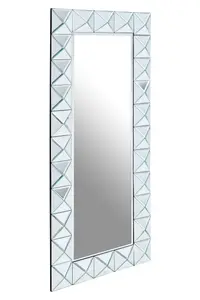 Interiors by Premier Yula Pyramid Edged Wall Mirror