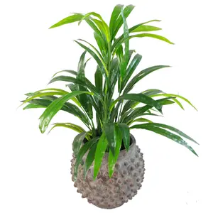 65cm Artificial Large Leaf Bamboo Shrub Plant