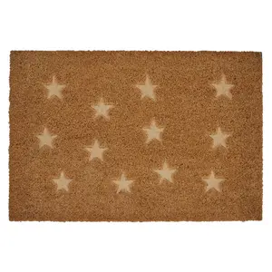 Interiors by Premier Star embossed coir doormat