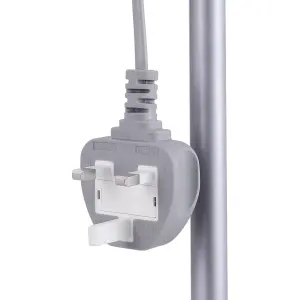 Modern E27&E14 Bulb Base 2 Head Standing Mother&Child Floor Lamp Floor Light with Foot Switch 175 cm