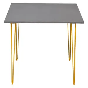 Frese Dining Table Urban Grey / Pastel Green / 73cm H x 120cm L x 60cm W