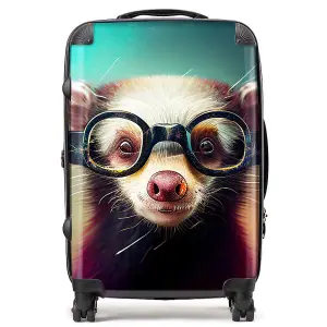 Ferret Splashart Suitcase - Medium