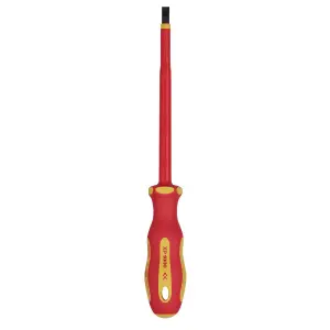 Draper  XP1000 VDE Plain Slot Screwdriver, 6.5 x 150mm 64422