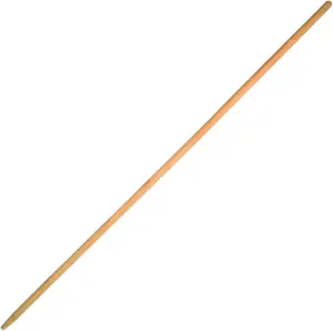 115 cm Long Wooden Handle Shaft Replacement for Rake, Hoe or Broom