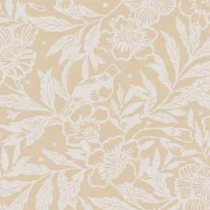 Twilight Ditsy Floral Creme Wallpaper