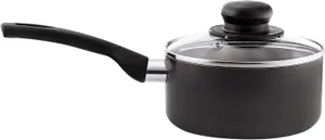 18cm Non-Stick Saucepan with Tempered Glass Lid - FS018