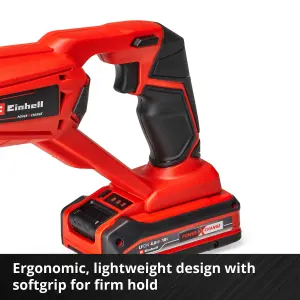 Einhell Power X-Change Cordless Reciprocating Saw - Includes Saw Blade - With Battery And Charger - TE-AP 18/22 Li