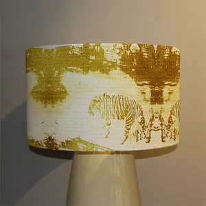 golden Tiger (Ceiling & Lamp Shade) / 45cm x 26cm / Ceiling Shade