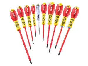 Expert E160912 Insulated Screwdriver Set,10 Piece