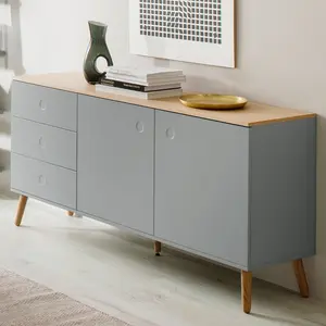 Dot 411.48cm Sideboard Grey/Oak