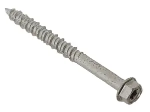 ForgeFix TFMSHT6370 TechFast Masonry Screw TORX Compatible Hex 6.3 x 70mm (Box 100) FORTFMH6370