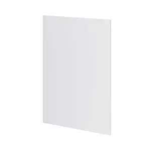 GoodHome Garcinia Gloss light grey slab End panel (H)870mm (W)590mm