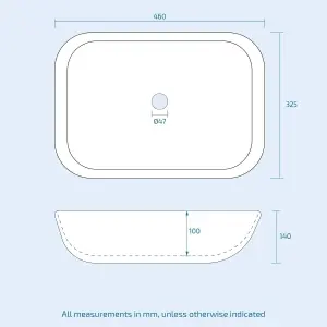 Yohood White Ceramic Oval Vessel Bathroom Sink