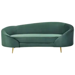 Velvet Sofa Emerlad Green SAVAR