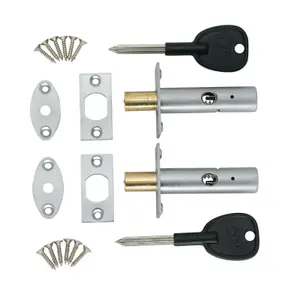 EAI - Rack Bolt - 86mm / 57mm Backset - Pack 2 Bolts + 2 Keys