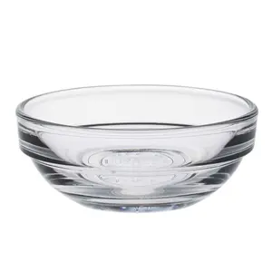 Duralex - Lys Glass Stacking Bowls for Kitchen, Serving - 6cm (2") - Pack of 4