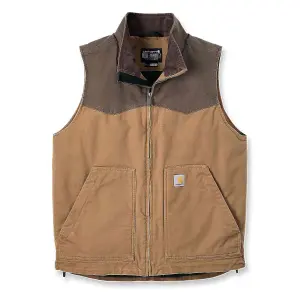 Carhartt Montana Rugged Flex Relaxed Fit Duck Vest Carhartt Brown/Coffee Medium