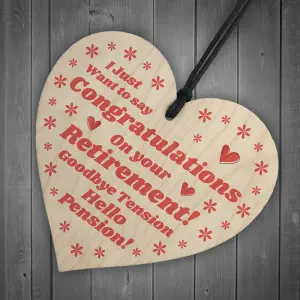 Novelty Retirement Gift for Him Her Colleague Good Luck Leaving Gift Keepsake Heart