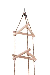 Swingan - 5 Steps Triangle Climbing Rope Ladder - Fully Assembled