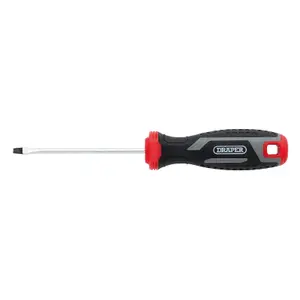 Draper Slotted Soft Grip Screwdriver, SL3 x 75mm 13385