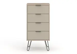 Core Products Augusta Driftwood 4 drawer narrow chest of drawers