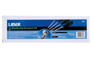 Laser Tools 8761 4pc Tri-Wing Security Screwdriver Set