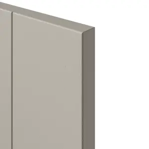 Tydeman Matt pebble Tongue & Groove Tall Clad on wall panel (H)1500mm (W)350mm