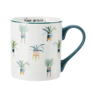 Mikasa Plant 280ml Straight-Sided Mug