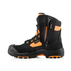 Buckler Boots BuckzViz High Support Orange Zip Lace Safety Work Boot UK Sizes 11