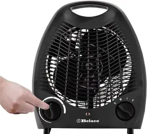 Belaco 1000/2000W Fan Heater - Black - BFH21