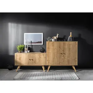 Horta 120Cm Wide Sideboard Oak