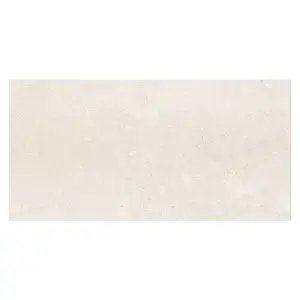 Azure Matt White Stone Effect Porcelain Outdoor Tile - Pack of 7, 5.04m² - (L)1200x(W)600mm