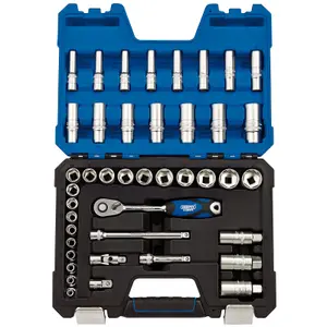 Draper 3/8" Sq. Dr. Metric Socket Set 42 Piece 16451