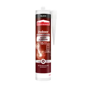 UniBond Silicone-based Black Sealant, 280ml