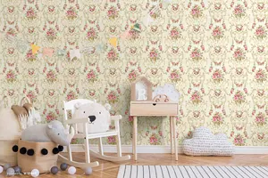 SK Filson Pink Floral Wallpaper