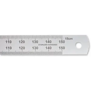 Axminster Professional Stainless Steel Metric Rule - 150mm