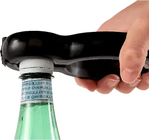 6 in 1 Bottle & Jar Lid Opener - Easy To Use Kitchen Gadget for Weak Arthritic Hands - H2cm x W14.5cm x D6.2cm