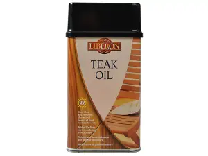 Liberon 014633 Teak Oil with UV Filters 500ml LIBTOUV500